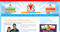 Desktop Screenshot of amazingkarma.com